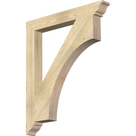Ekena Millwork Westlake Traditional Rough Sawn Bracket, Douglas Fir, 4"W x 34"D x 40"H BKT04X34X40WTL01RDF